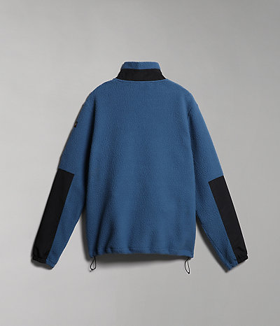Step fleecesweater met rits-